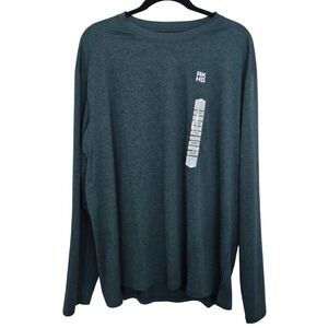 NWT Duluth AKHG Tun Dry Mens L Long Sleeve T Shirt Standard Fit Green Outdoor